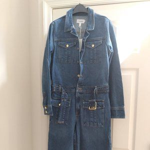 Frame women culotte jumpsuit sz L NWT Monserrate